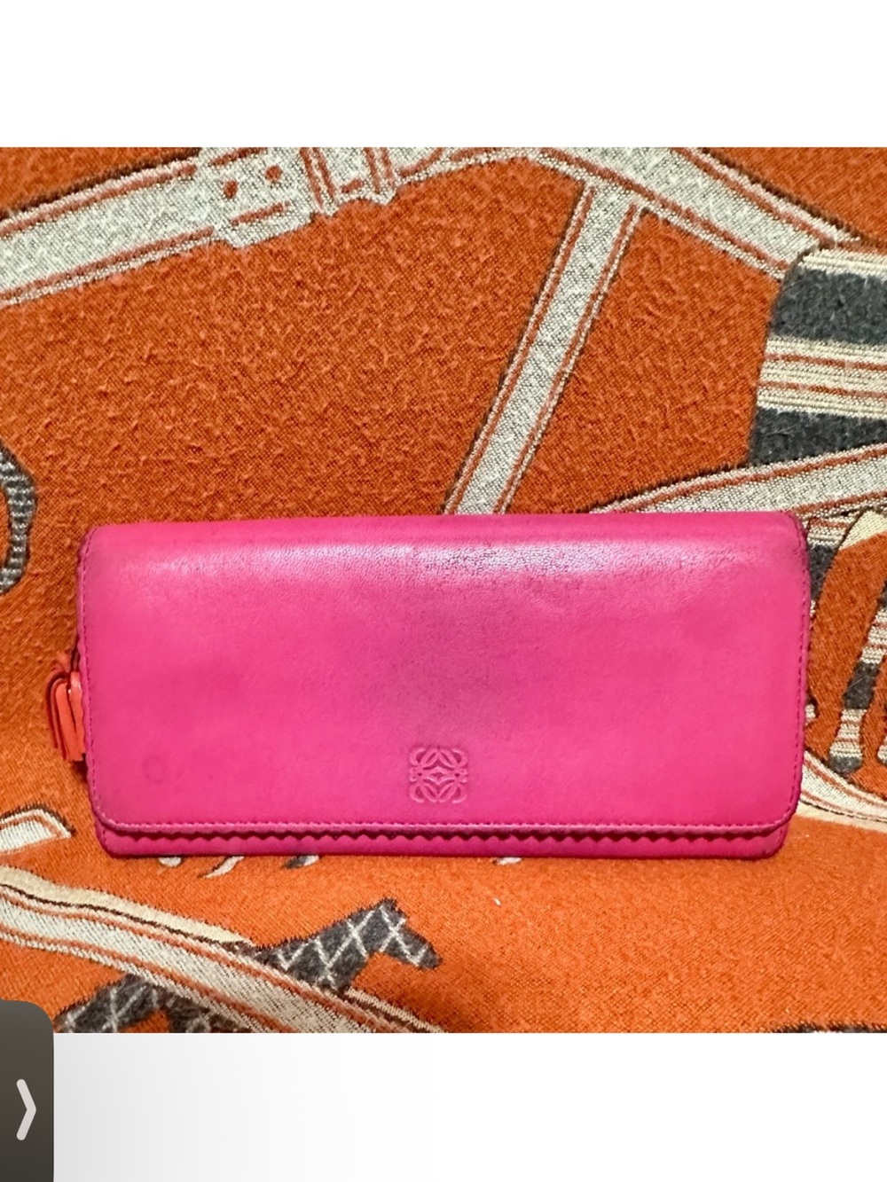 Loewe Zip-Around Tassel Wallet in Deep Fuchsia
G-11